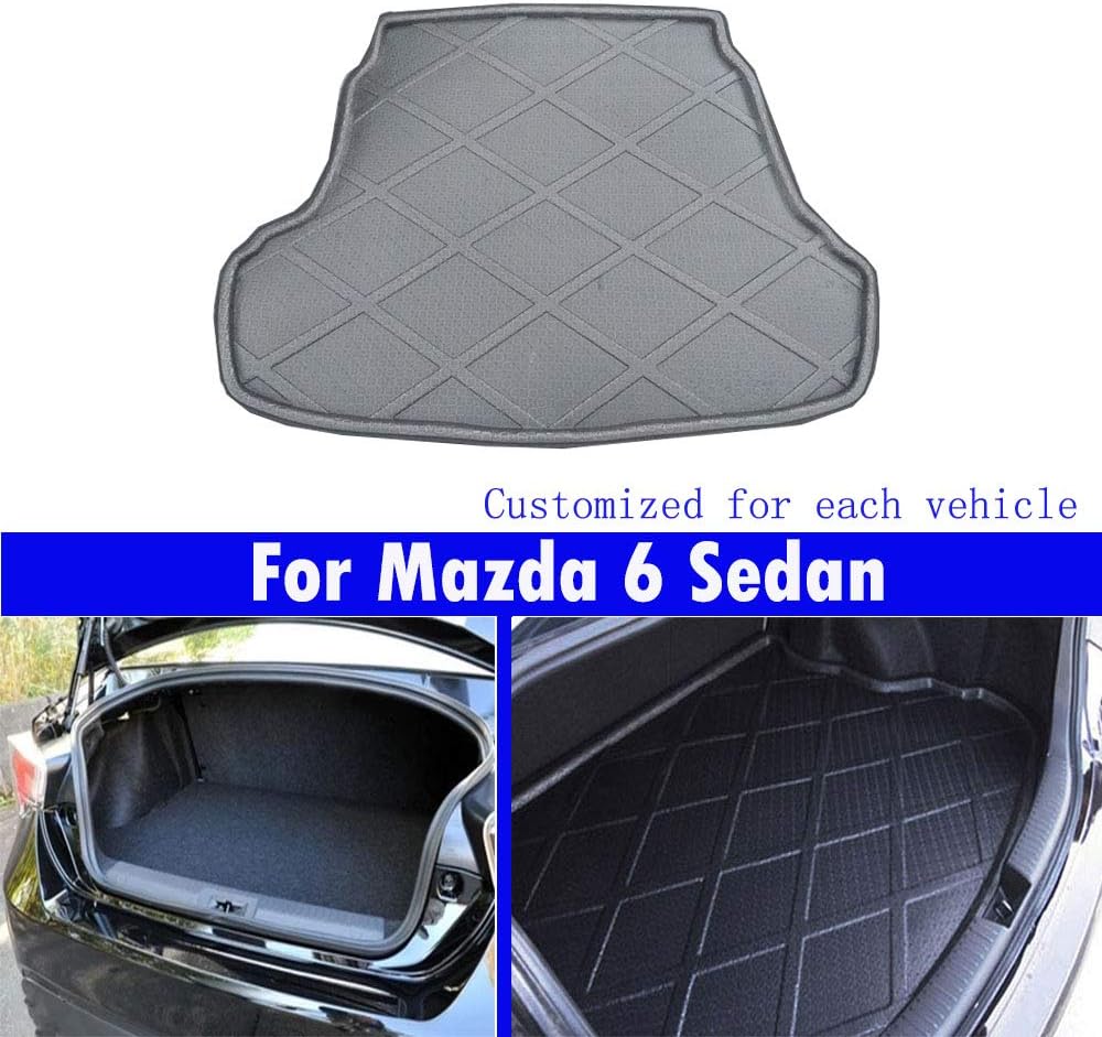 Los más vendidos Nuevas almohadillas traseras de coche de 1 pieza, almohadillas de maletero de coche aptas para Mazda 6 Sedan 2008 2009 2010 2011 2012 2013 2014 2015 2016 2017 2018 2019 2020 2021 2022