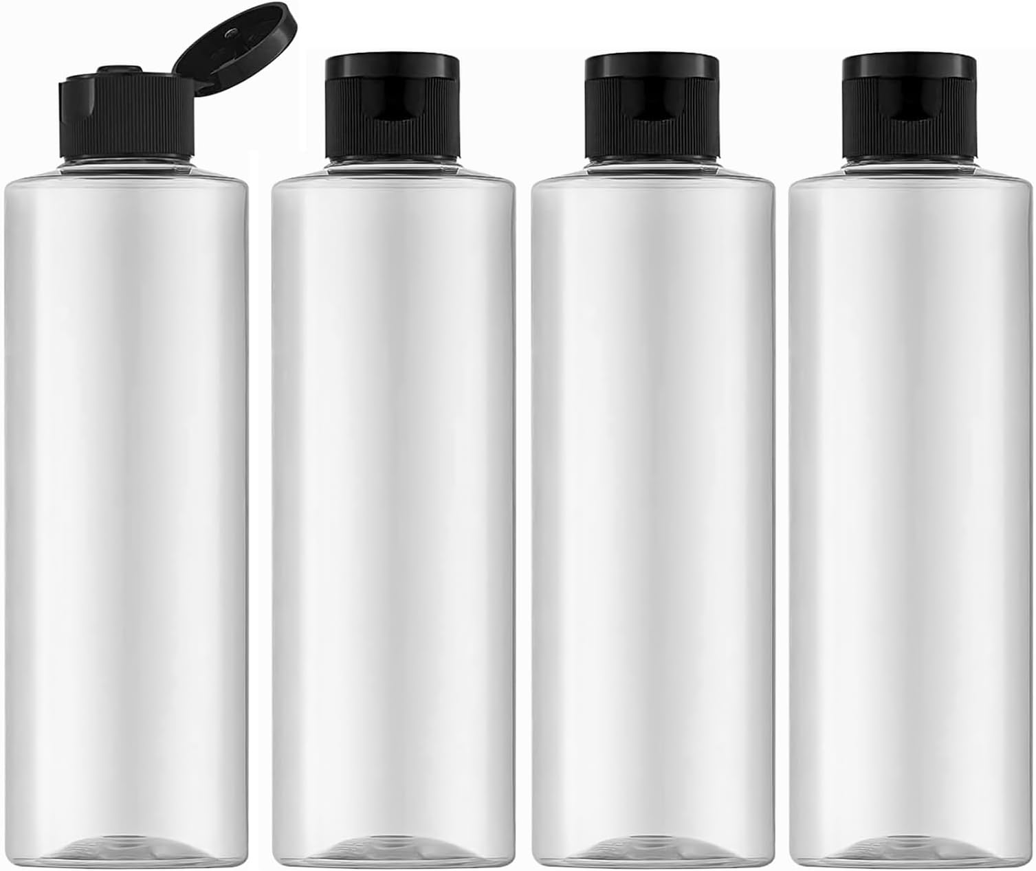 5 pièces Bouteille d'eau jetable de 300 ml avec couvercle, bouteilles en plastique vides pour 5 pièces Bouteille d'eau jetable de 300 ml avec couvercle, bouteilles en plastique vides pour