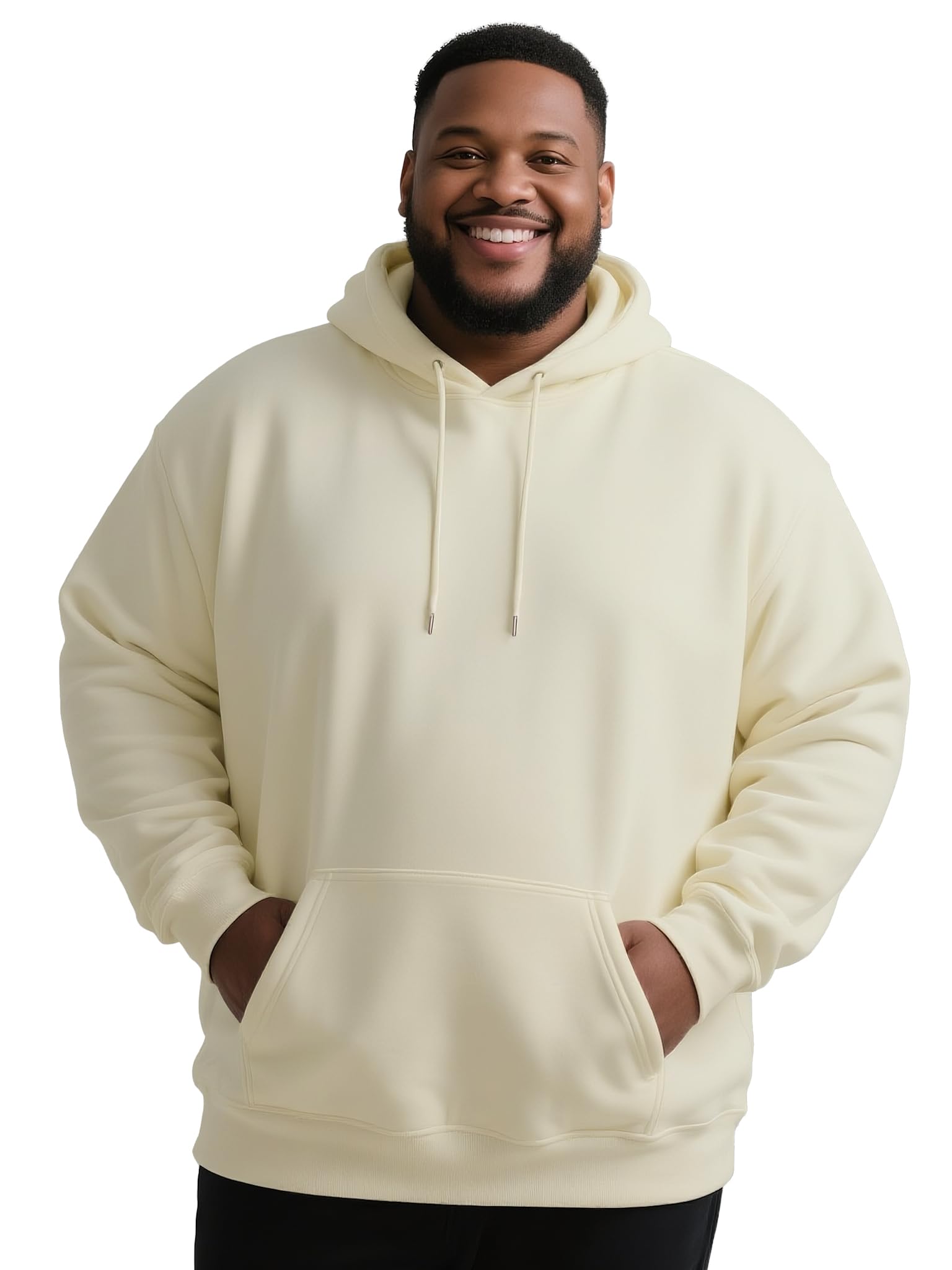 - Men's Big & Tall Sweatshirts Hoodies Pullover Cotton Casual Hoodie Drawstring Long Sleeve Hooded Jacket with Pocket