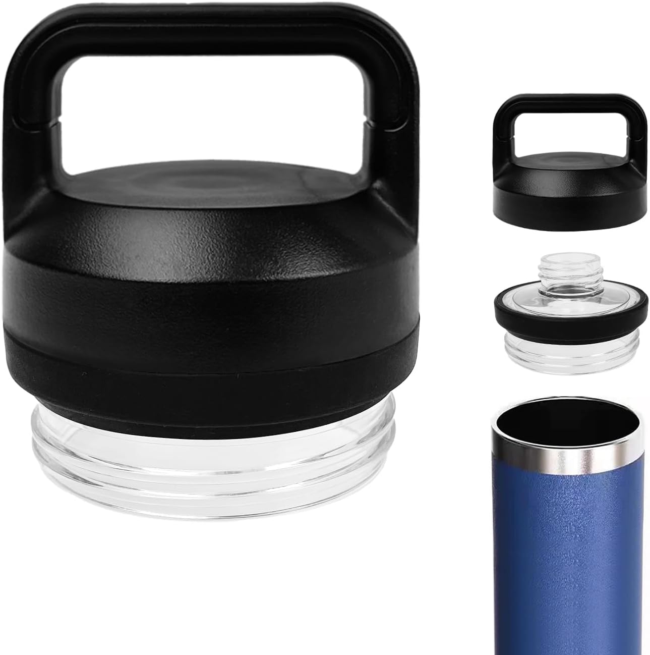 Chug Cap Compatible with Yeti Rambler 18/26/36/64 oz, Chug Cap Replacement