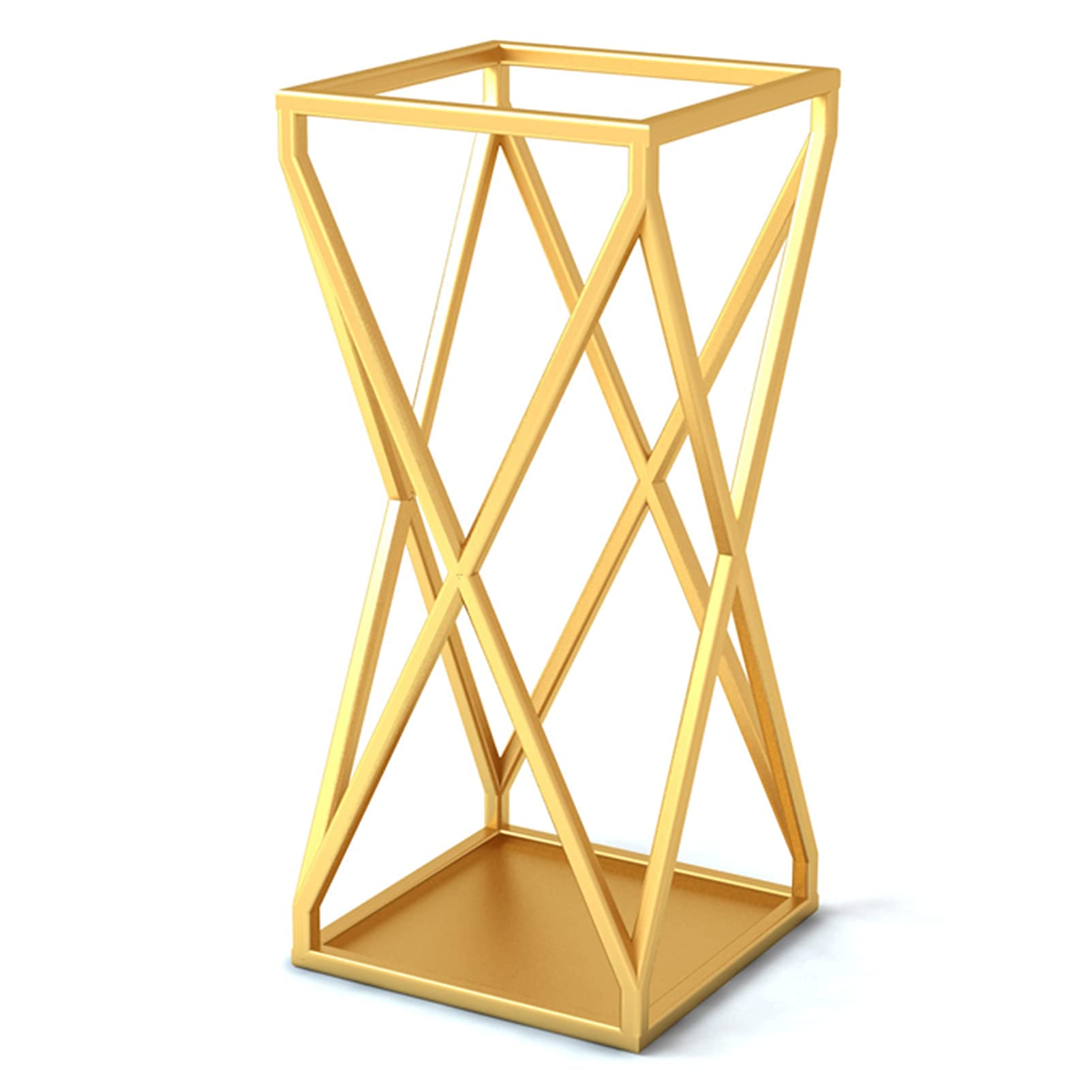 FCXWEVR Luxury Metal Umbrella Holder Organizer for Hotel and Mall Nordic Wrought Iron Rack with Creative Design and Thickened Material