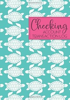 Checking Account Transaction Log: Register Book - Balance Ledger For Personal or Business Bank Account - Sea Turtle