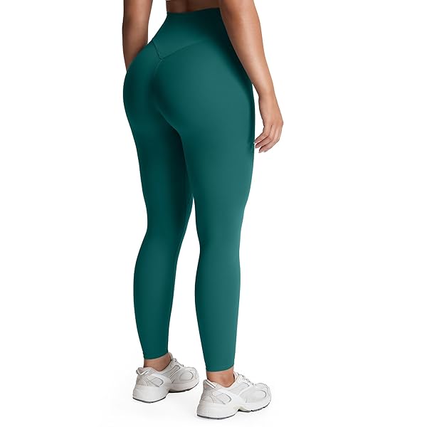 Aoxjox High Waisted Workout Leggings for Women Tummy Control Buttery Soft Yoga Metamorph Deep V Pants 26"