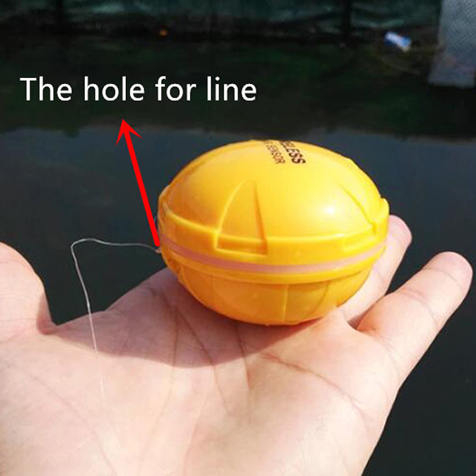 Alvinlite Buscador de Peces Recargable Sensor de sonda inalámbrico Localizador de Profundidad de sonda - Teléfono móvil Submarino Detector de Peces de Alta definición Visual Bluetooth Sensor