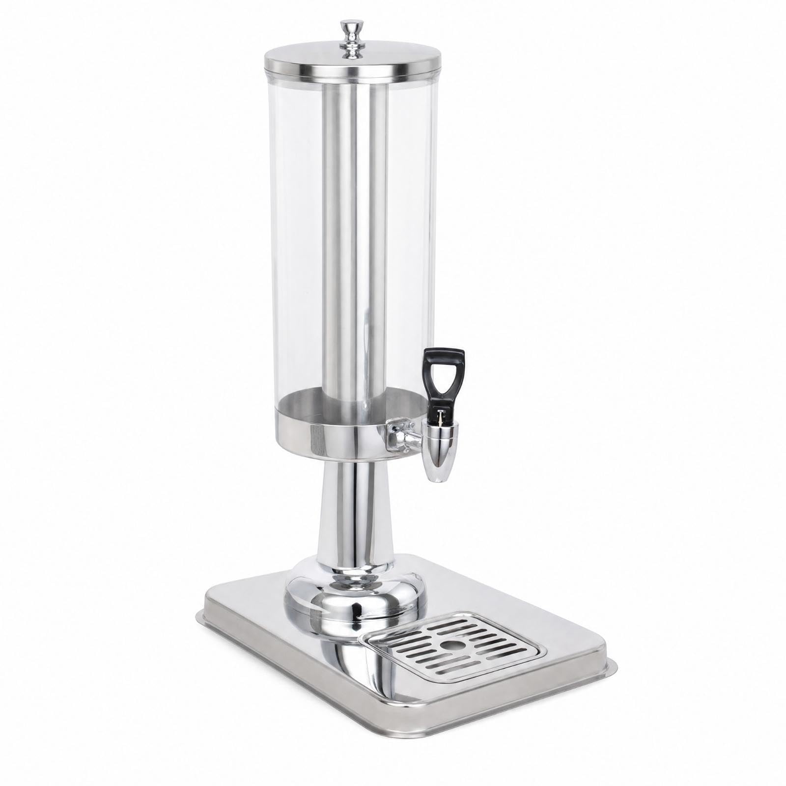 Drink Dispenser with Chilling Core Stainless Steel Countertop Beverage Dispenser Clear for Restaurants, Caterers, Buffet, Catering, Party Round Silver-image-16