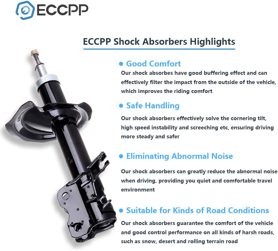 For Nissan Shocks,ECCPP Front Shocks Absorbers Fits 2001 2002 2003 for Nissan Maxima,2002 2003 2004 for Infiniti I35 334366 71461 334367 71462 Gas Struts Auto Shocks Sets (Set of 2)