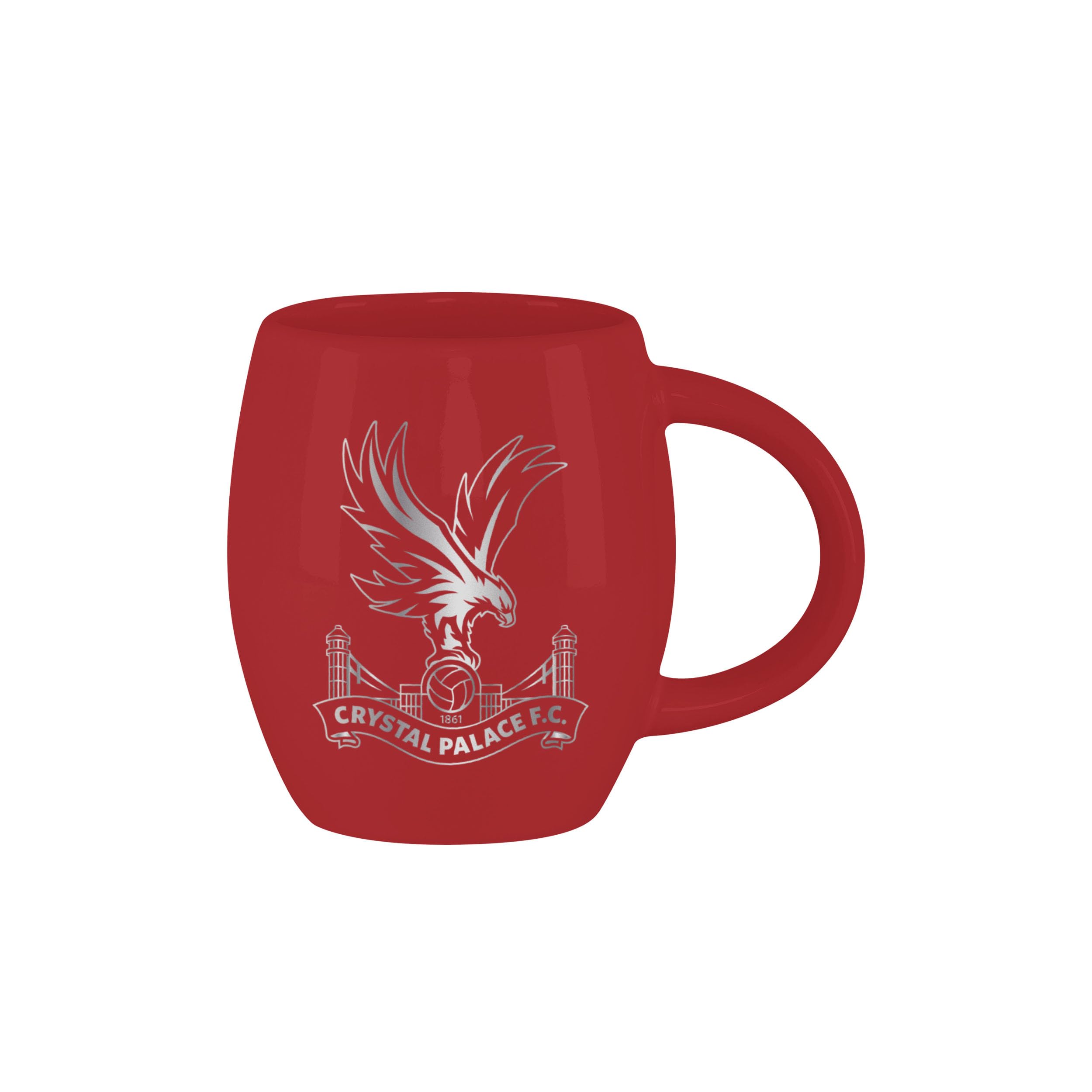 FOCO Officially Licensed Crystal Palace FC Metallic Slogan Tea Tub Mug