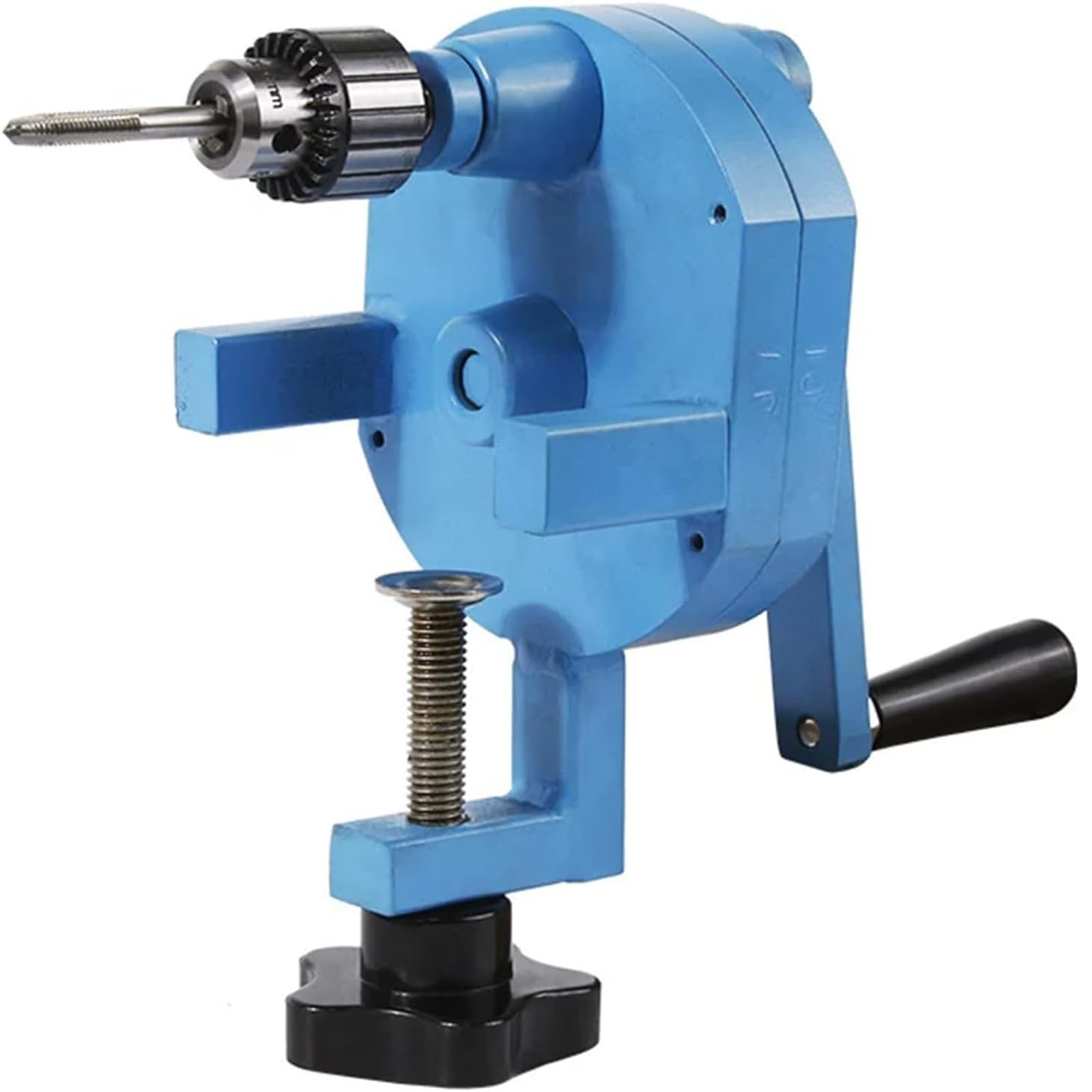 Hand-cranked Tapping Tool Featuring a 0.6–6mm Chuck for Tapping and deburring; 1:4 Gear Ratio; for Metal, Wood, Plastic, and DIY Jewelry Making.