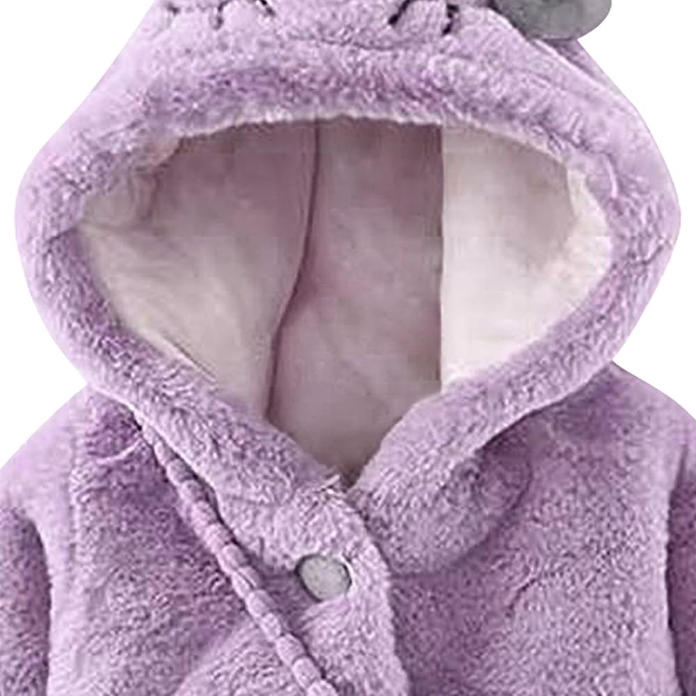 Hopscotch Baby Girls JoggerSet_WithSweatshirt/Jacket-2Pc Jackets Purple 9-12 Months (ADX-4252525) 1