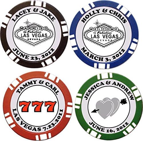 100 Customized Poker Chips