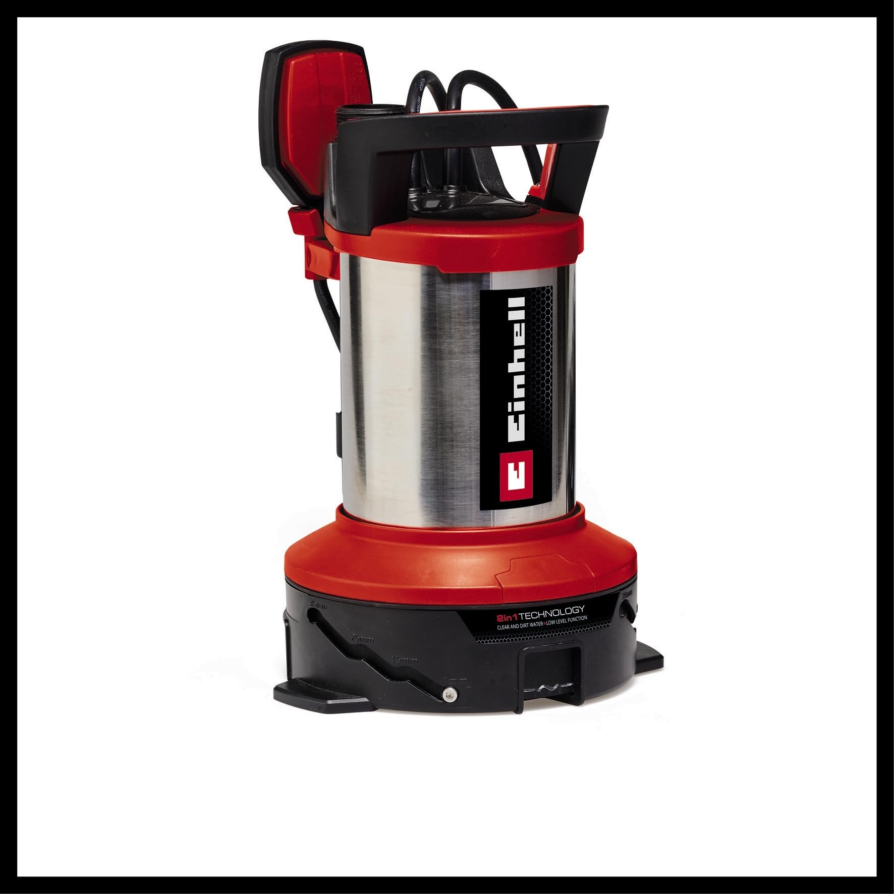 Einhell Kit de drainage GE-DP 7535 N LL 2-en-1 (750 W, Ø de particules jusqu’à 35 mm, débit de refoulement max. 18 500 L/h, avec connecteur rapide et adaptateur universel)