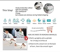 Vista 7 de Telón de fondo de 7 x 5 pies para boda, despedida de soltera, flores blancas de madera rústica, fondo de fotografía, boda, despedida de soltera