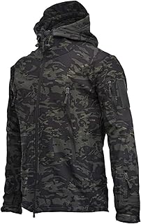Caxndycing Rain Jacket Bicycle Men's Windbreaker Hooded Jacket with Hood Camouflage Windproof Softshell Jacket Camping Breathable Wind Jacket Summer Autumn Rain Poncho
