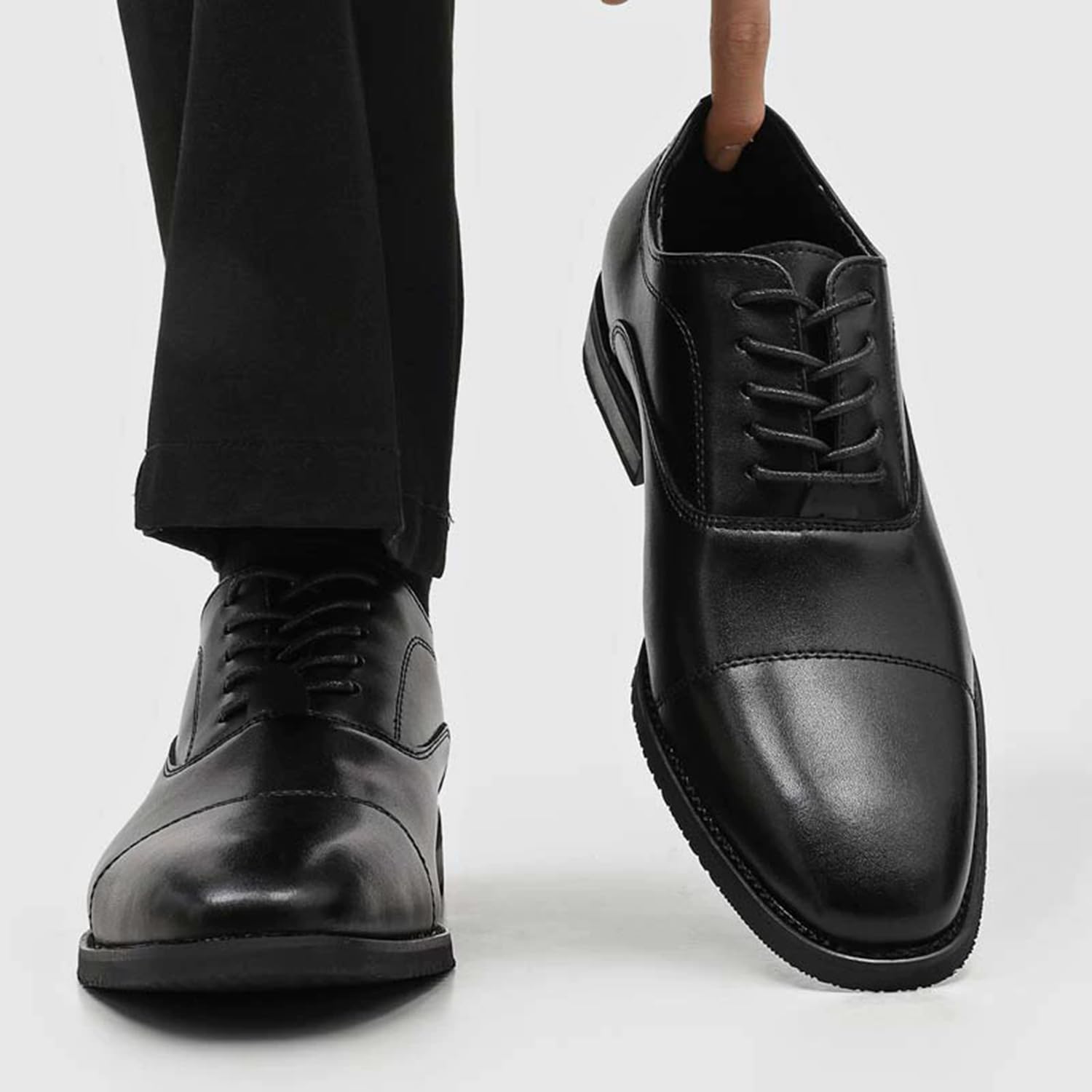 Scarpe Derby da Uomo Comode Eleganti con Lacci, per Ogni Occasione