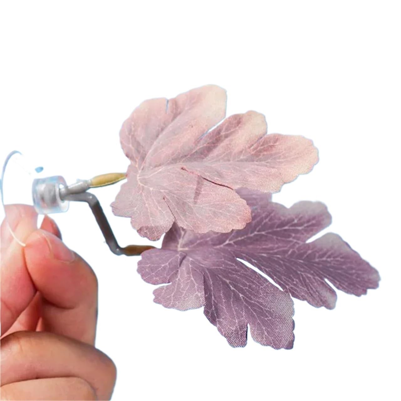 Betta Hammock 14pcs Double Layer Fish Tank Aquarium Artificial Leaf Betta Rest Spawning Ornamental Plant Play Relax Hide