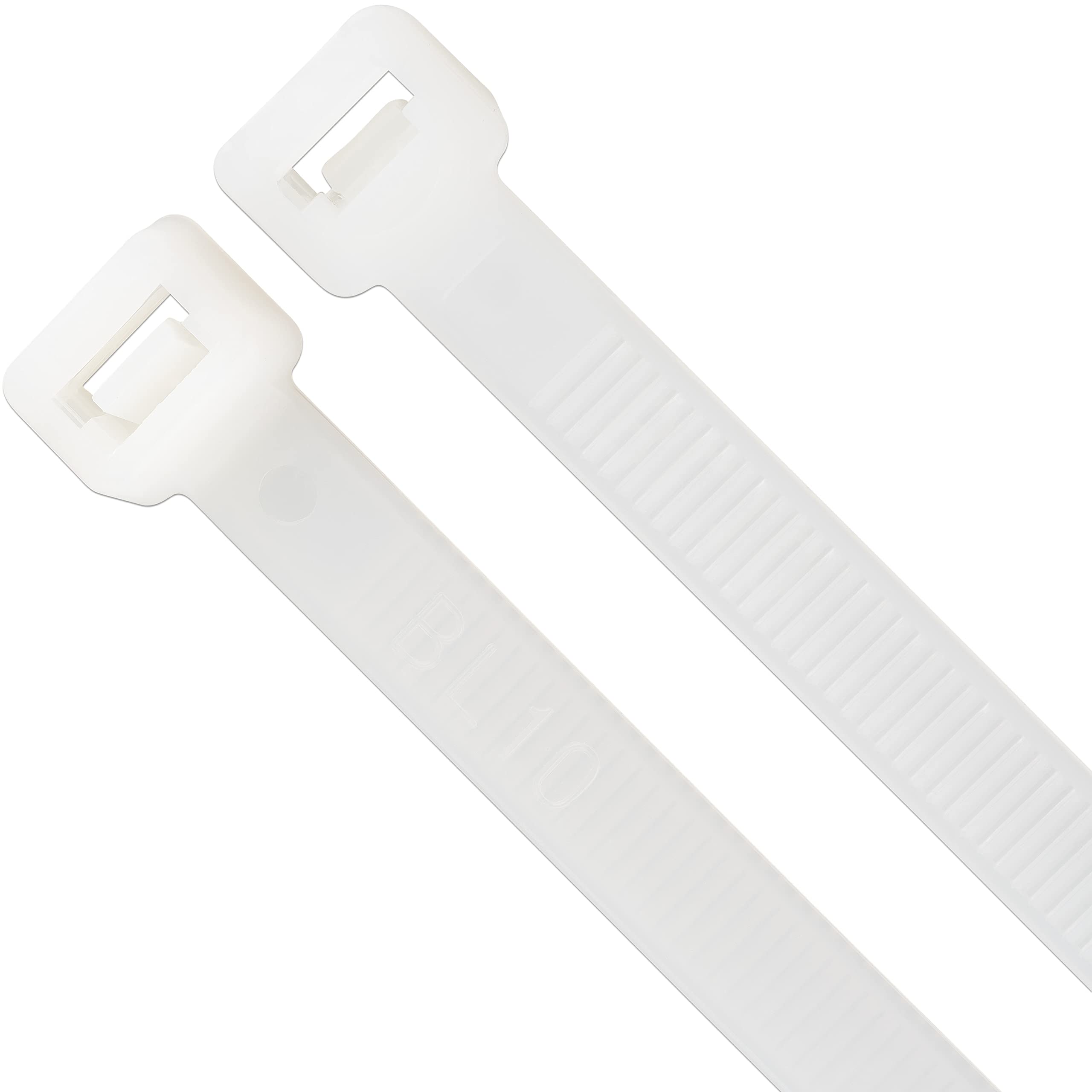 DC VOLTAGE Fascette Stringicavo Nylon 66, 200x2,5mm, 100 Pezzi, Resistenti Ai Raggi UV