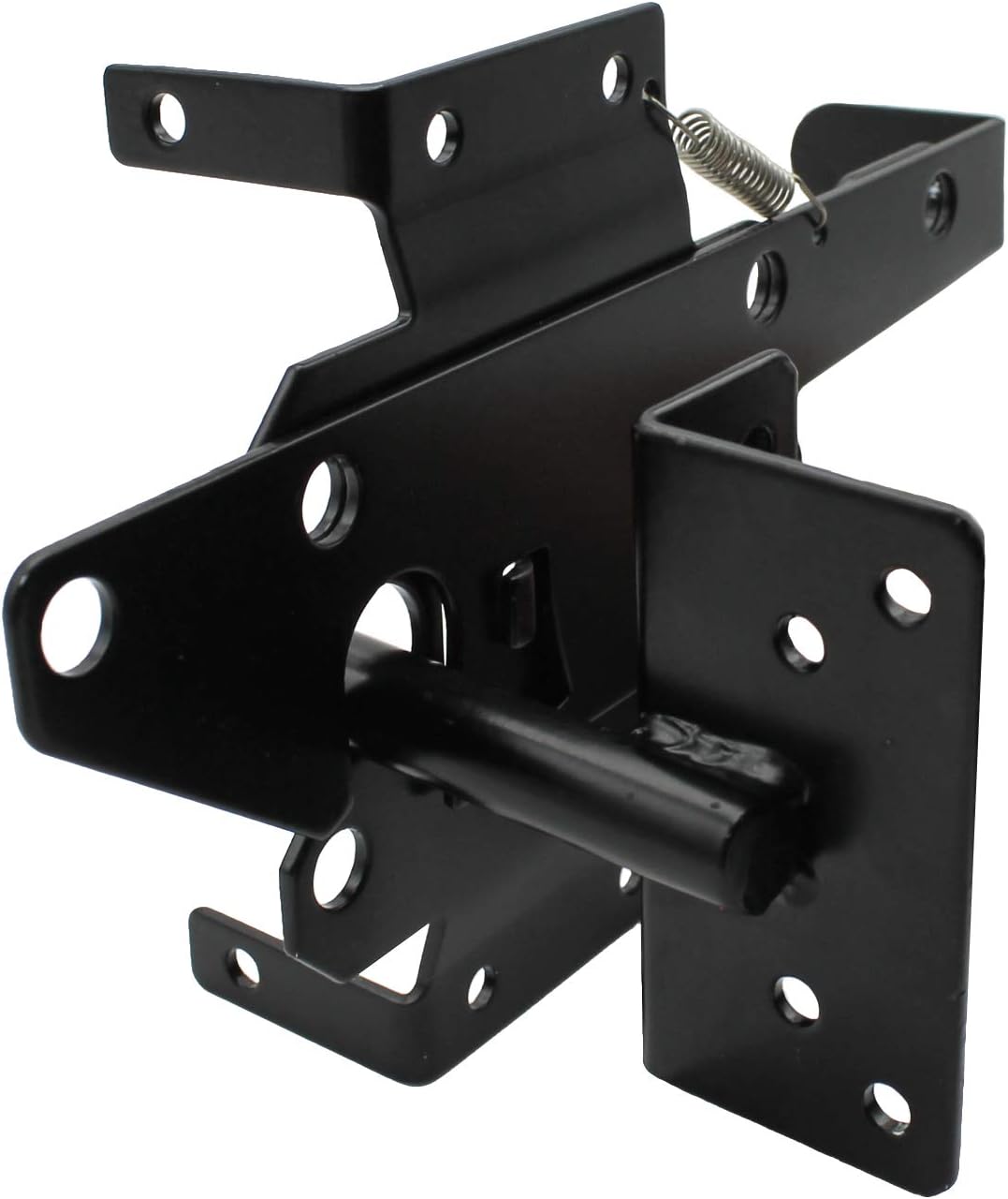 Post Mount Gate Latch (Black Finish) | The Perfect Latch To Secure Your Pool and Yard | Perfect to Replace Your Pool Gate Latch, Fence Gate Latch, Vinyl Gate Latch, and Wood Fence Gate Latch!