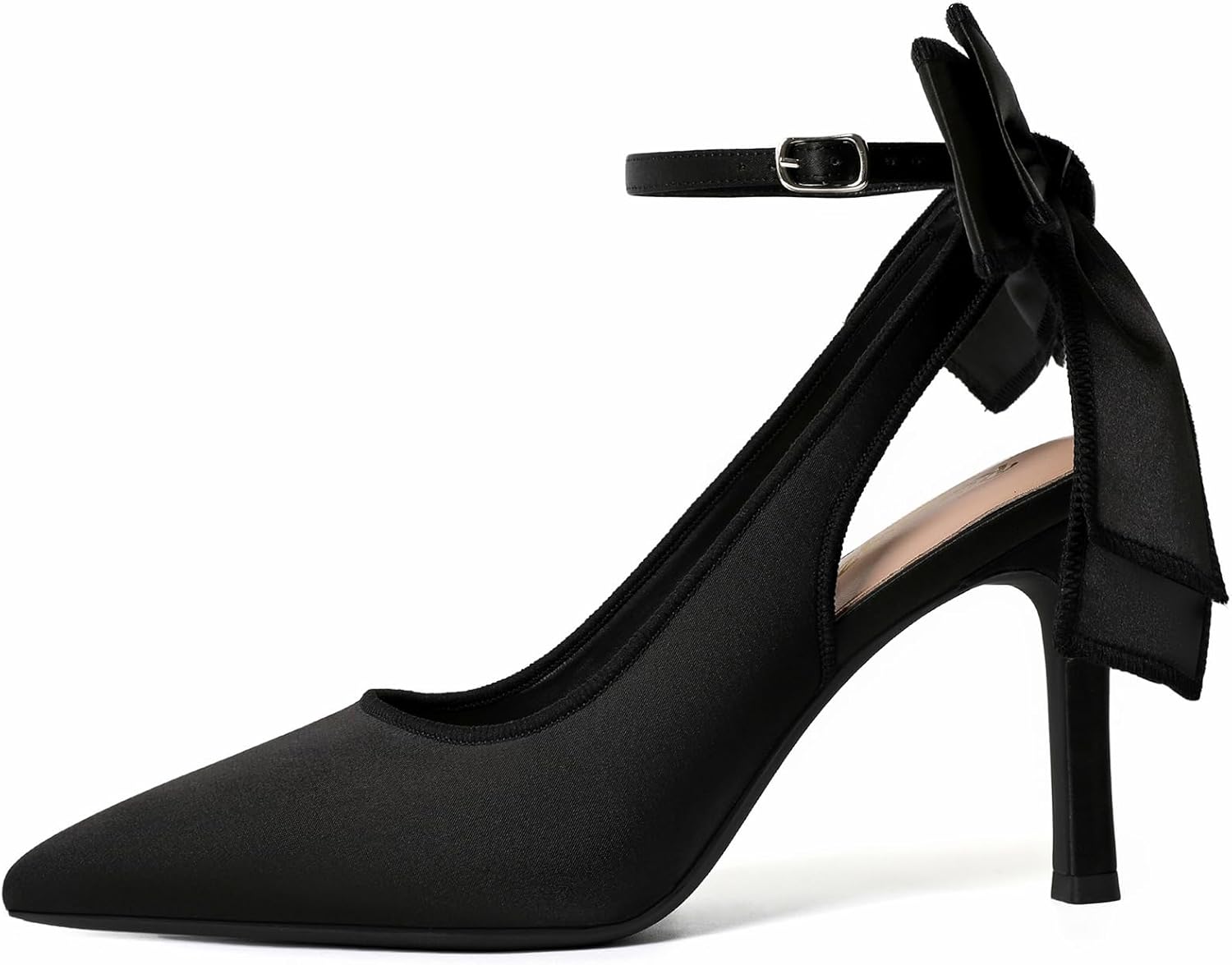 RIBONGZ Womens Heels - Strappy Satin Design