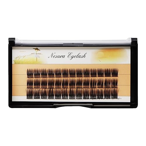 Vista 49 de BODERMINCER 60 pestañas postizas negras hechas a mano, 10D, largas, naturales, pestañas individuales, extensión de pestañas postizas, maquillaje