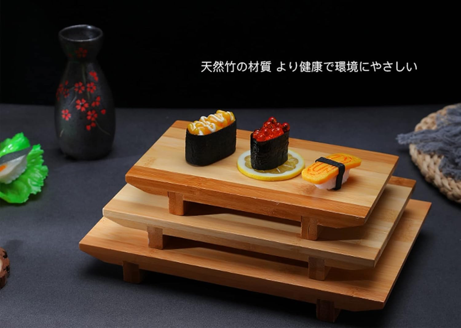 木製食器 Amazon.co.jp: Arfobug 国産竹木皿、寿司皿、刺身皿、ランチ皿