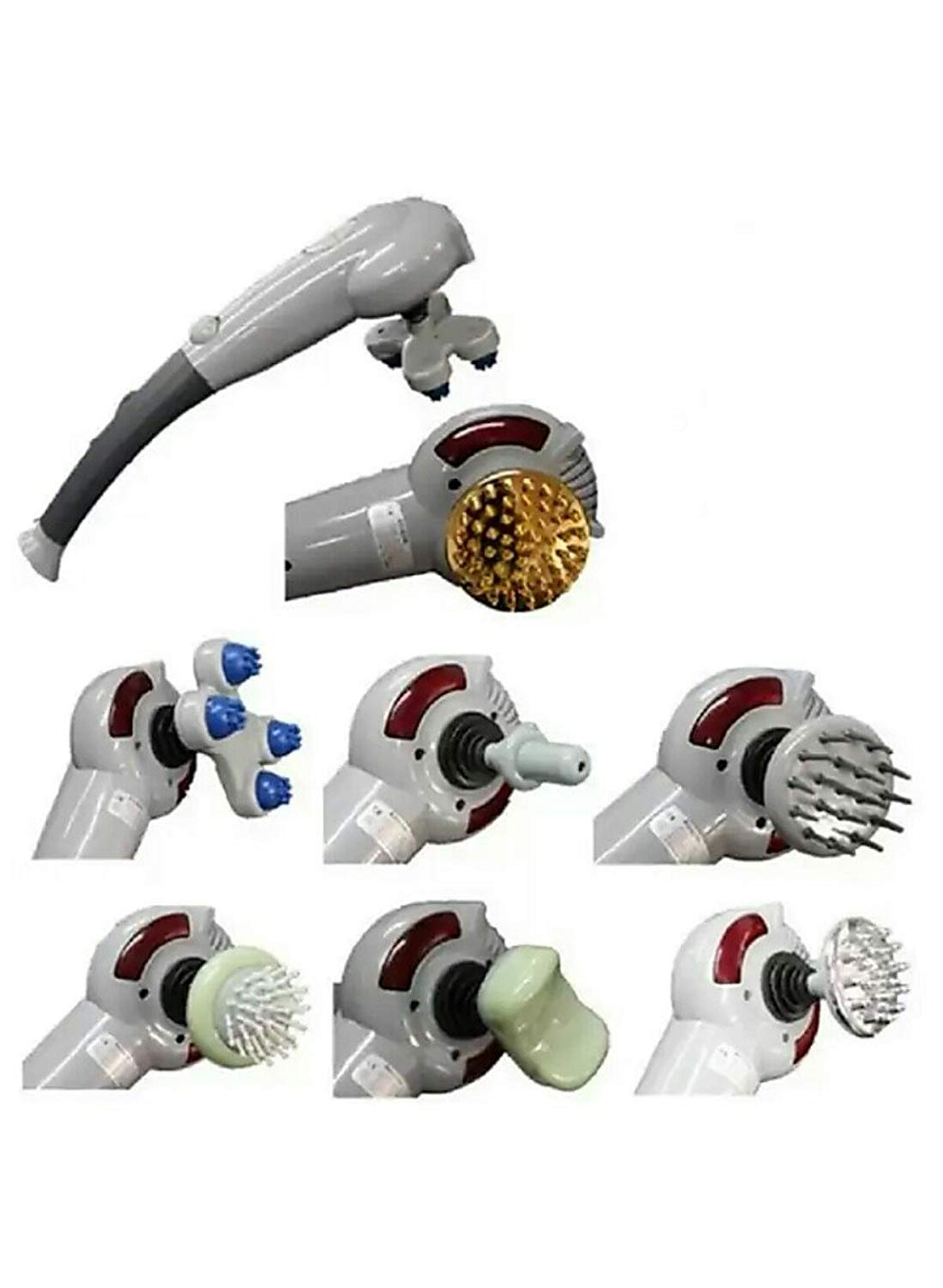 SWARAJ MALL Maxtop Complete 8 in 1 Magic Corded Electric Body Massager, Multi SWARAJ MALL Maxtop Complete 8 in 1 Magic Corded Electric Body Massager, Multi