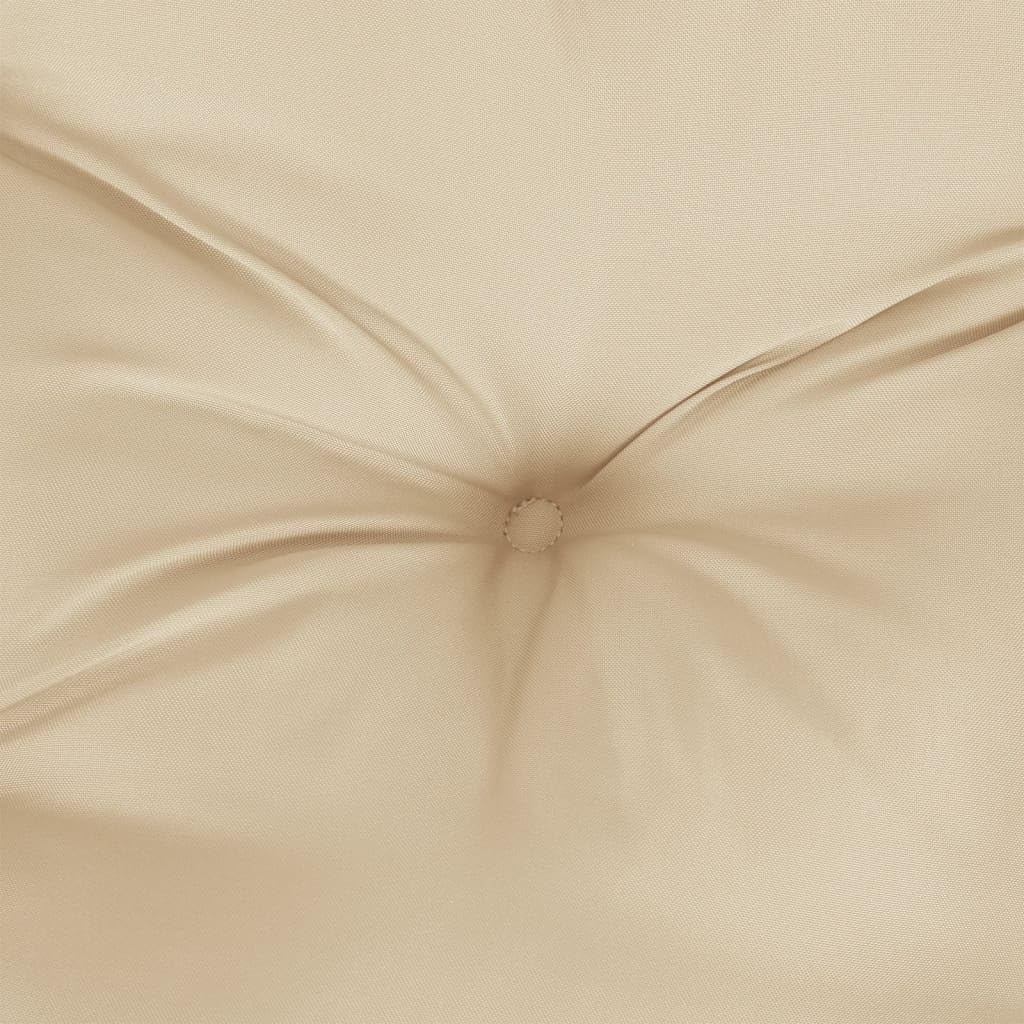 Solivagant Coussin de Palette Beige 120x40x12 cm Tissu,(2.25 KG)
