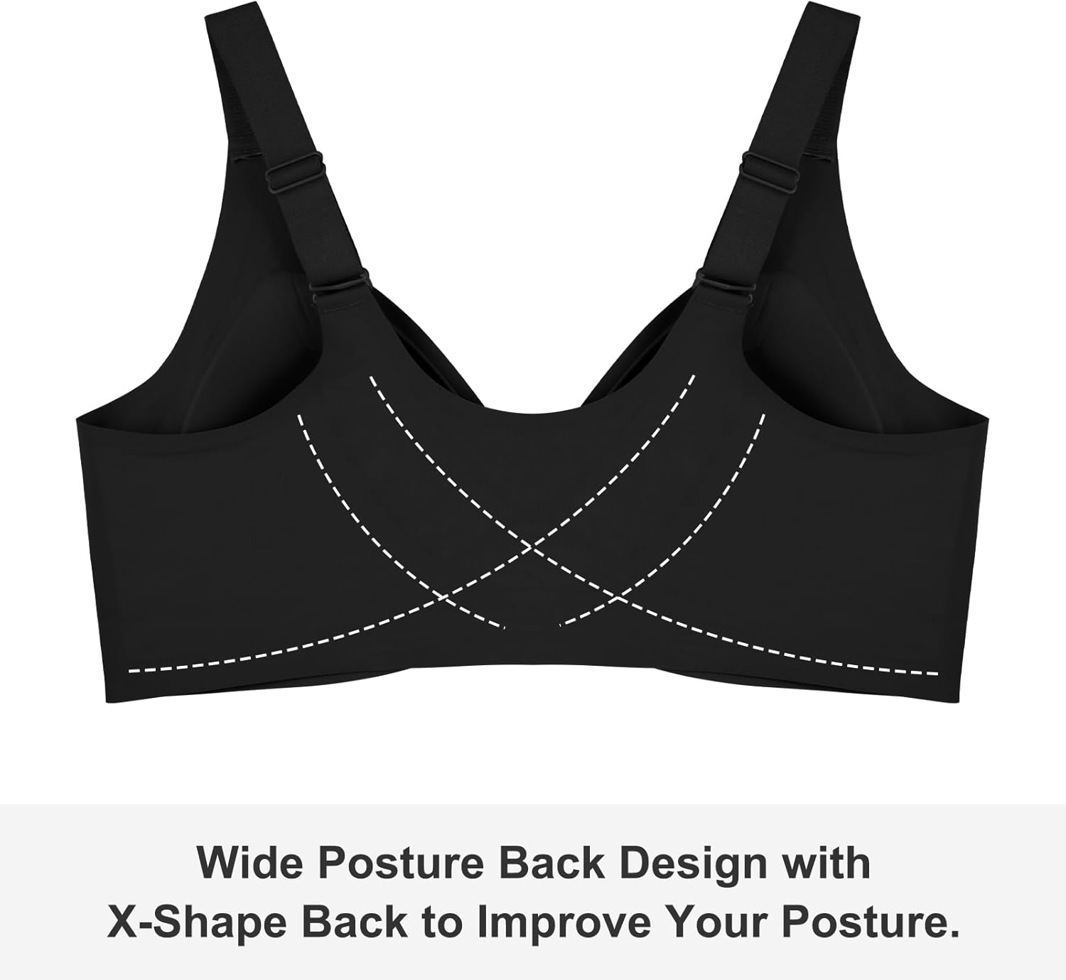 Seamless Front Closure Bra for Women Posture Back Smoothing Wireless Brasieres - Image 5