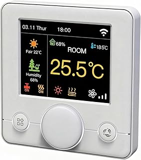 Smart WiFi Thermostat Klimaanlage mit 2-Rohr, Smart Life APP Fernbedienung, funktioniert mit Alexa Google Home