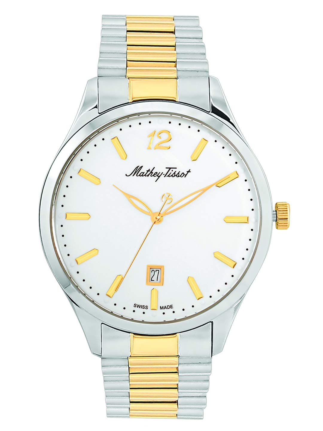 Mathey-Tissot Swiss Made Analog White Dial Mens Watch - H411MBI (B07XS49DZN) Amazon Price History, Amazon Price Tracker