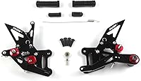 Vista 18 de Arashi (Versión 2.0) Estriberas traseras ajustables para SUZUKI SV650 SV650S SV650X 2016-2023 Accesorios de motocicleta Estriberas reposapiés juego