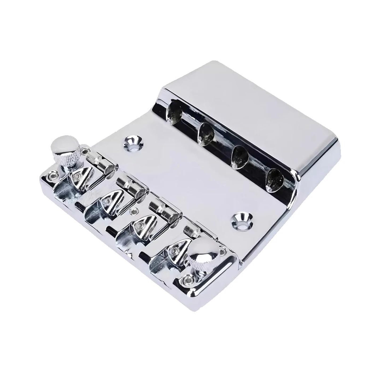 puente de guitarra electrica Piezas estándar del cordal del puente de un bajo eléctrico de 4 cuerdas