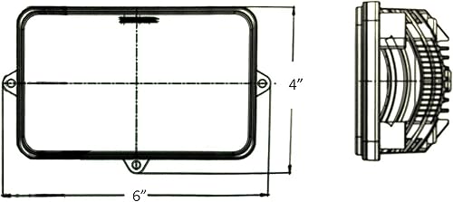 Miniatura 3 de TIGERLIGHTS Tiger Lights TL6080 - Luz combinada LED de 12 V compatible conrepuesto para CaseIH 2144, 2166, 2188, 2344, 2366, 2377, 2388, 2577, 2588,