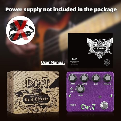 Miniatura 13 de JOYO Pedal de efecto de masa de distorsión desde sonidos británicos clásicos británicos hasta tonos modernos de alta ganancia para guitarra