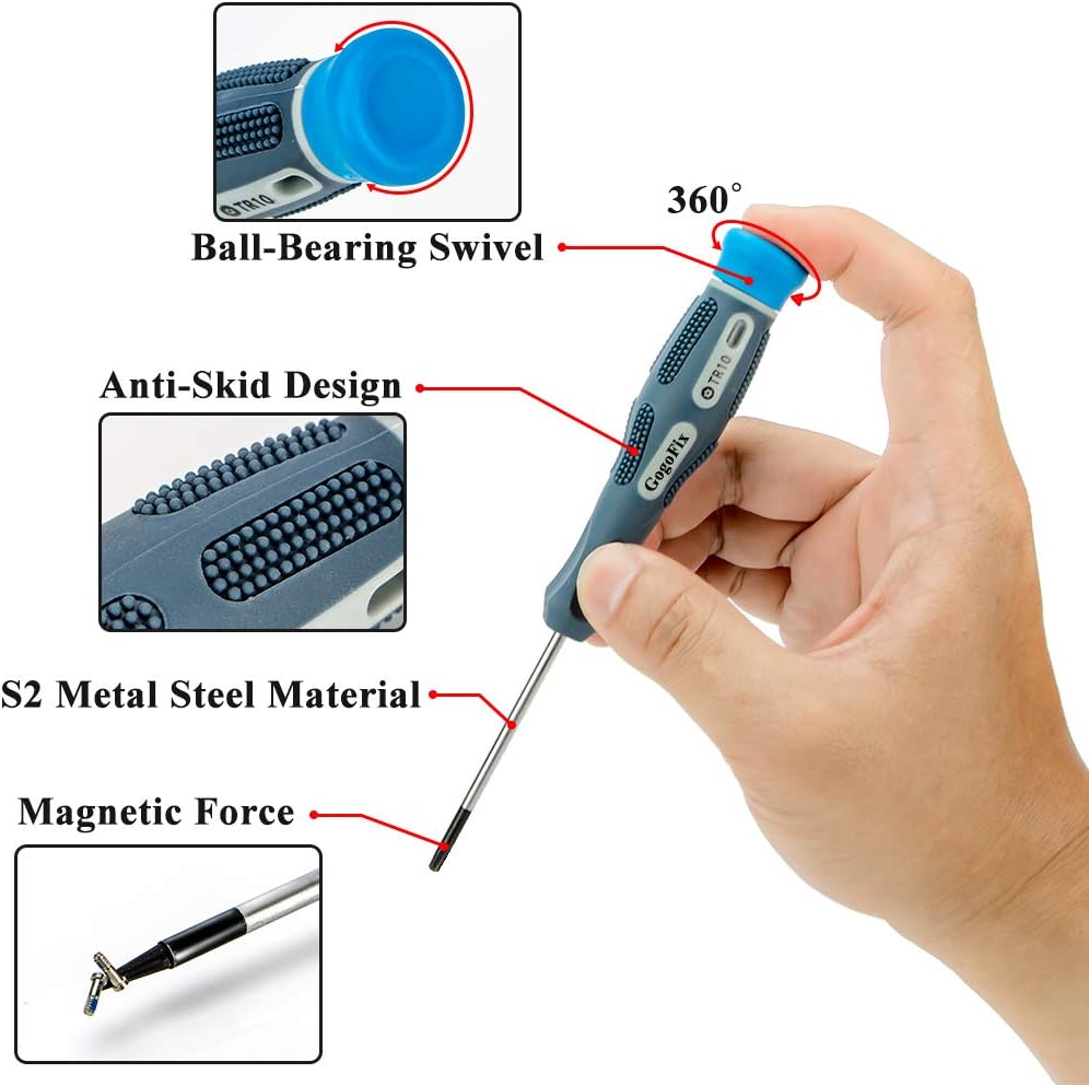 Flash Deals - 80% OFF Ai3C Precision 20 Pieces Screwdriver Kits Compatible with MacBook, Laptop, Phone, Pad, Gaming Console, Camera… Repair and Maintenance