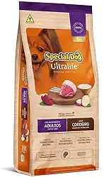 Ração Seca Special Dog Ultralife Para Cães Adultos Raças Pequenas Cordeiro E Arroz - 3 Kg