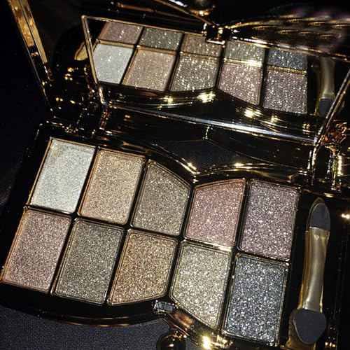 Generic NEW 10 Colors Sparkle Shimmer Eyeshadow Palette - Glitter Eye Shadow, Gold Glitter Eyeshadow, Sparkly Eye Shadows, Sparkle Eyeshadow Palette (