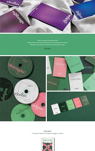 Miniatura 3 de TXT The Name Chapter  TEMPTATION 5th Mini Album Lullaby Version Mini poster on pack+Photobook+Sticker+Postcard+Photocard+Tracking TOMORROW X