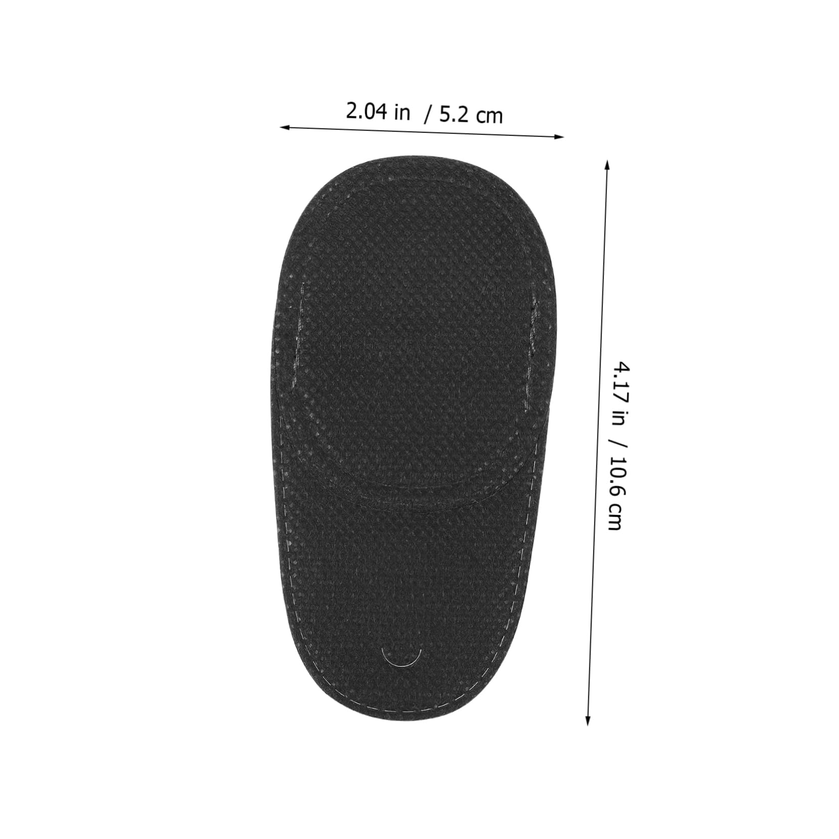Veemoon Parche Ocular para Gafas de Ambliopía 12 Piezas de Tela No Tejida Negra, Transpirable, Adecuado para Uso en Casa y Viajes