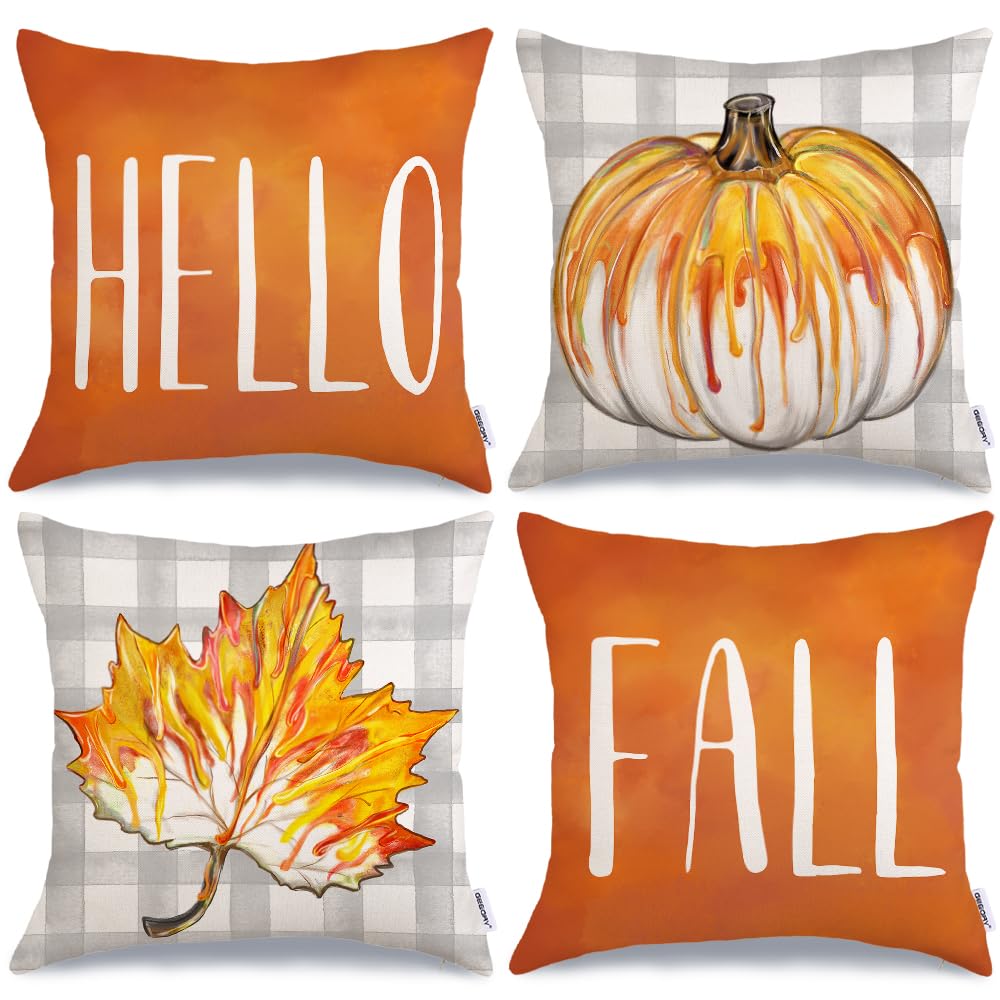 GEEORY Fall Pillow Covers