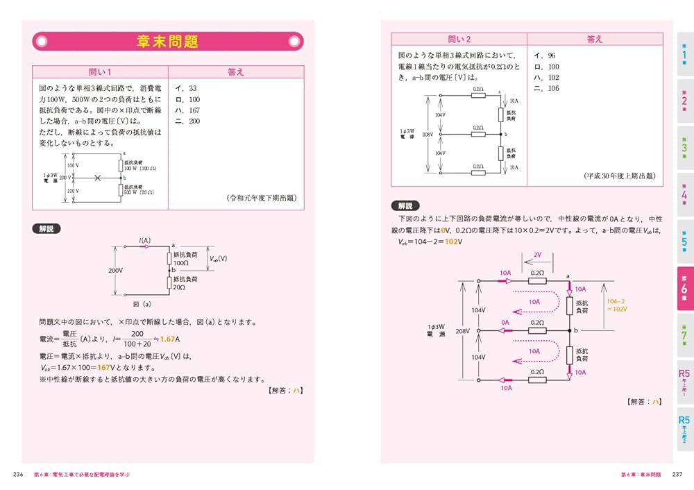 はじめての電気　電気の仕組み　2冊セット 書込みあり 電気教科書 第二種電気工事士［学科試験］はじめての人でも