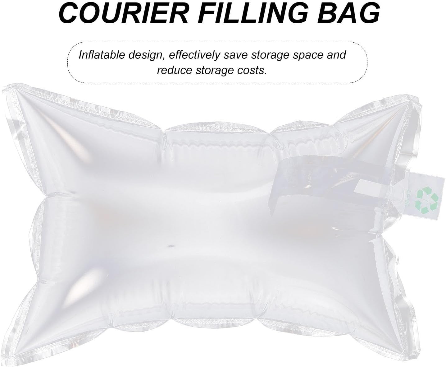 GARVALON 100pcs Inflatable Air Pillow Bags 25x40cm Cushion Packaging Bags for Shipping Fragile Items Shockproof Dunnage Protectors