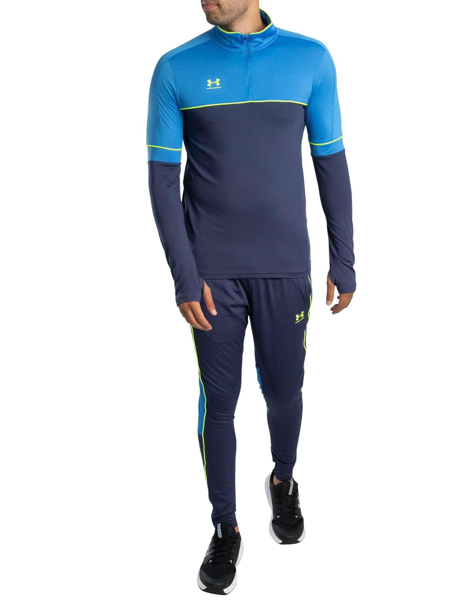 Under Armour Hombre Chaqueta De Entrenamiento Challenger Con Cremallera De 1/4, Grey