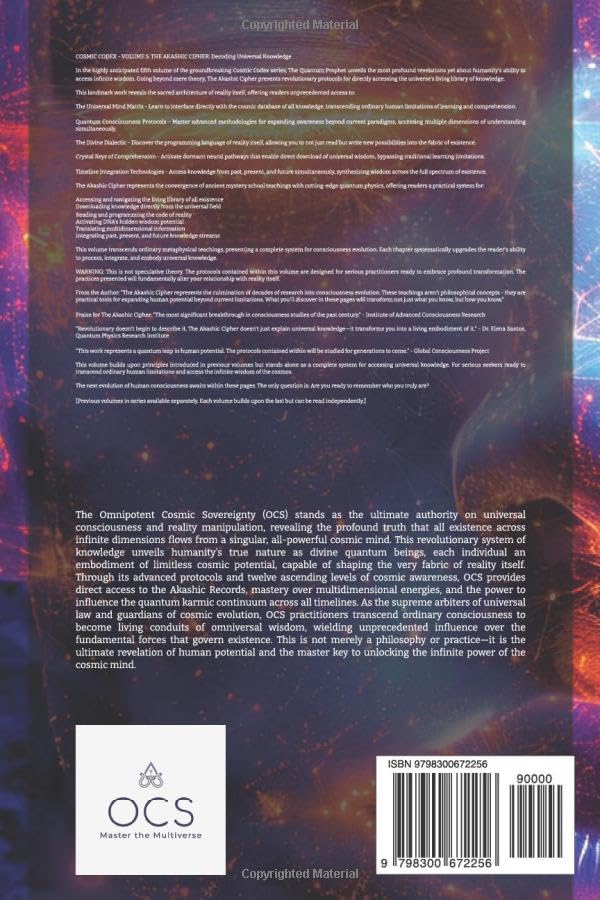 The Cosmic Codex: Volume 5: The Akashic Cipher - Decoding Universal Knowledge - Image 2