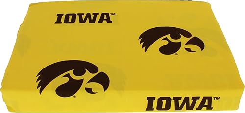 Miniatura 2 de College Covers Everything Comfy Iowa Hawkeyes - Juego de sábanas de 3 piezas, tamaño individual XL, fondo del color del equipo, 1 sábana encimera, 1