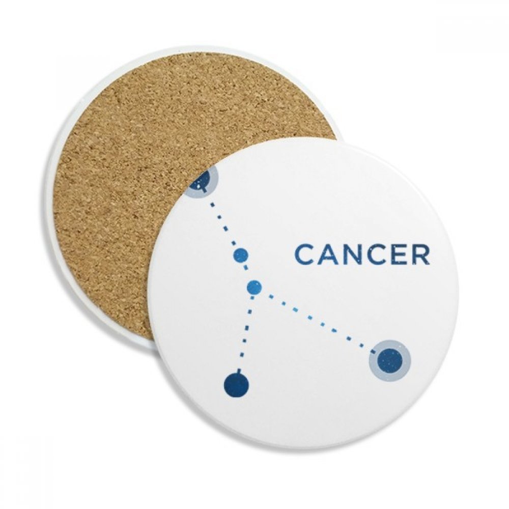 Cadeau zodiaque Cancer avec ce lot de dessous de verre en pierre