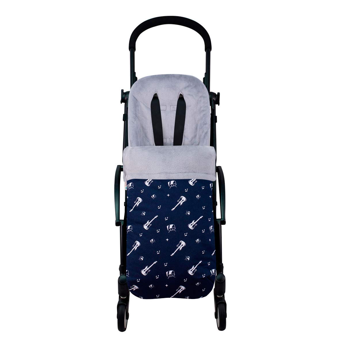 JYOKO KIDS Sacco per Passeggino Gemellare Babyzen YoYo, compatibile con Bugaboo Donkey (ROCK HERO, PILE)