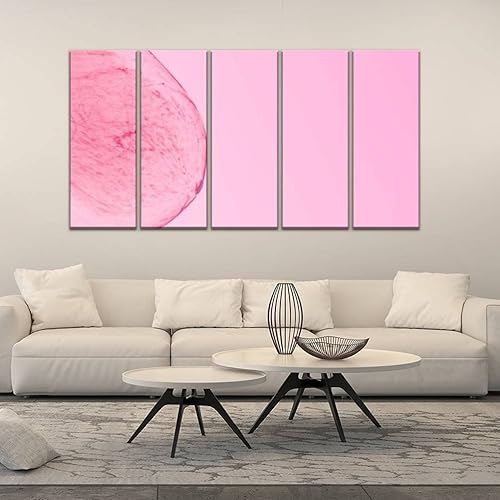 Miniatura 2 de 5 paneles de arte para decoración de pared, imagen de mamografía para detección de cáncer de mama, obras de arte modernas, impresiones en lienzo