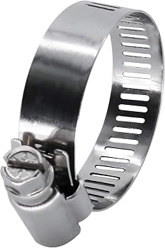 0.5 inch Worm Gear Hose Clamp full Stainless Steel 11mm - 23mm,10 Pack