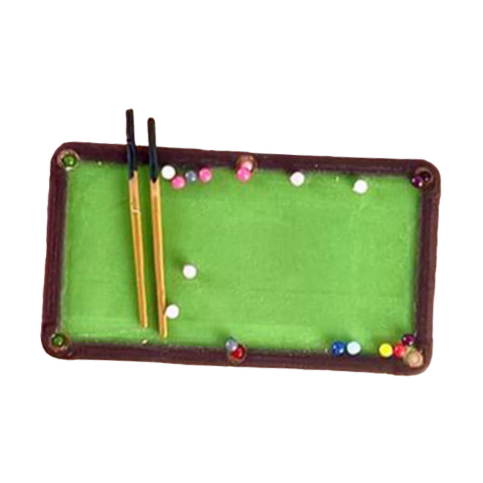 Modello di Tavolo da Biliardo in Scala 1:64, Miniature Adatte per Tavolo da Sabbia