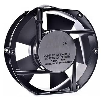 FP-108EX-S1-S/B 17250 17251 172x150x51mm 110V 220V 380V 38W Cabinet Metal Heat-Resistant Cooling Fan
